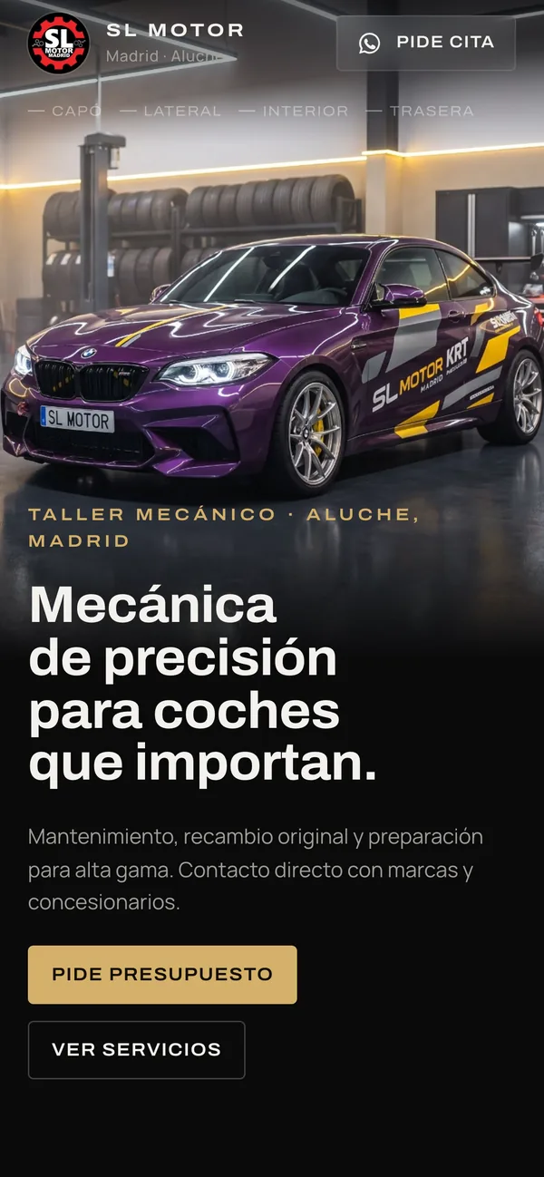 SL Motor en el móvil